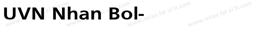 UVN Nhan Bol字体转换